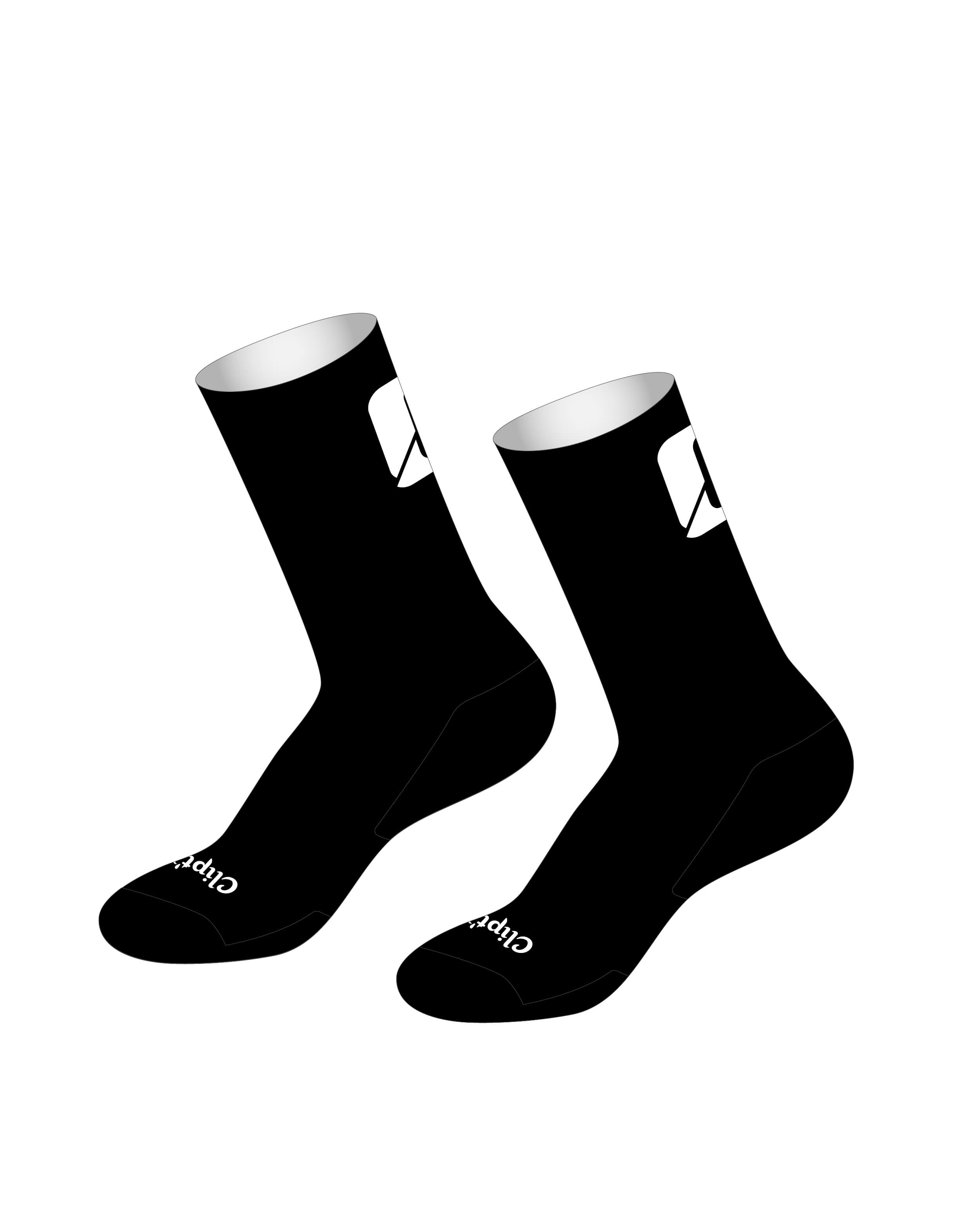 Elite Lightweight Tall Socks - CLIPT'N Cycling