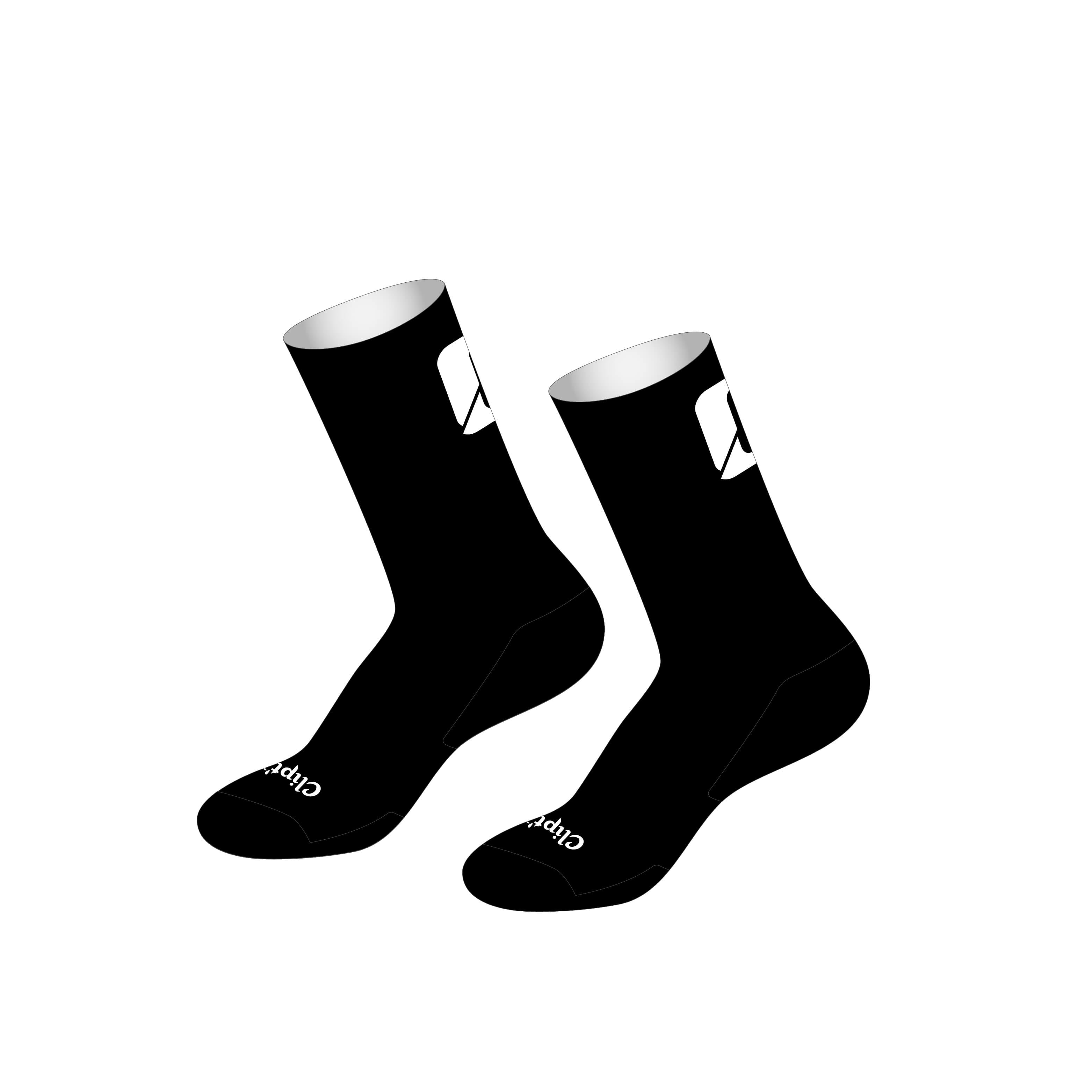 Elite Lightweight Tall Socks - CLIPT'N Cycling