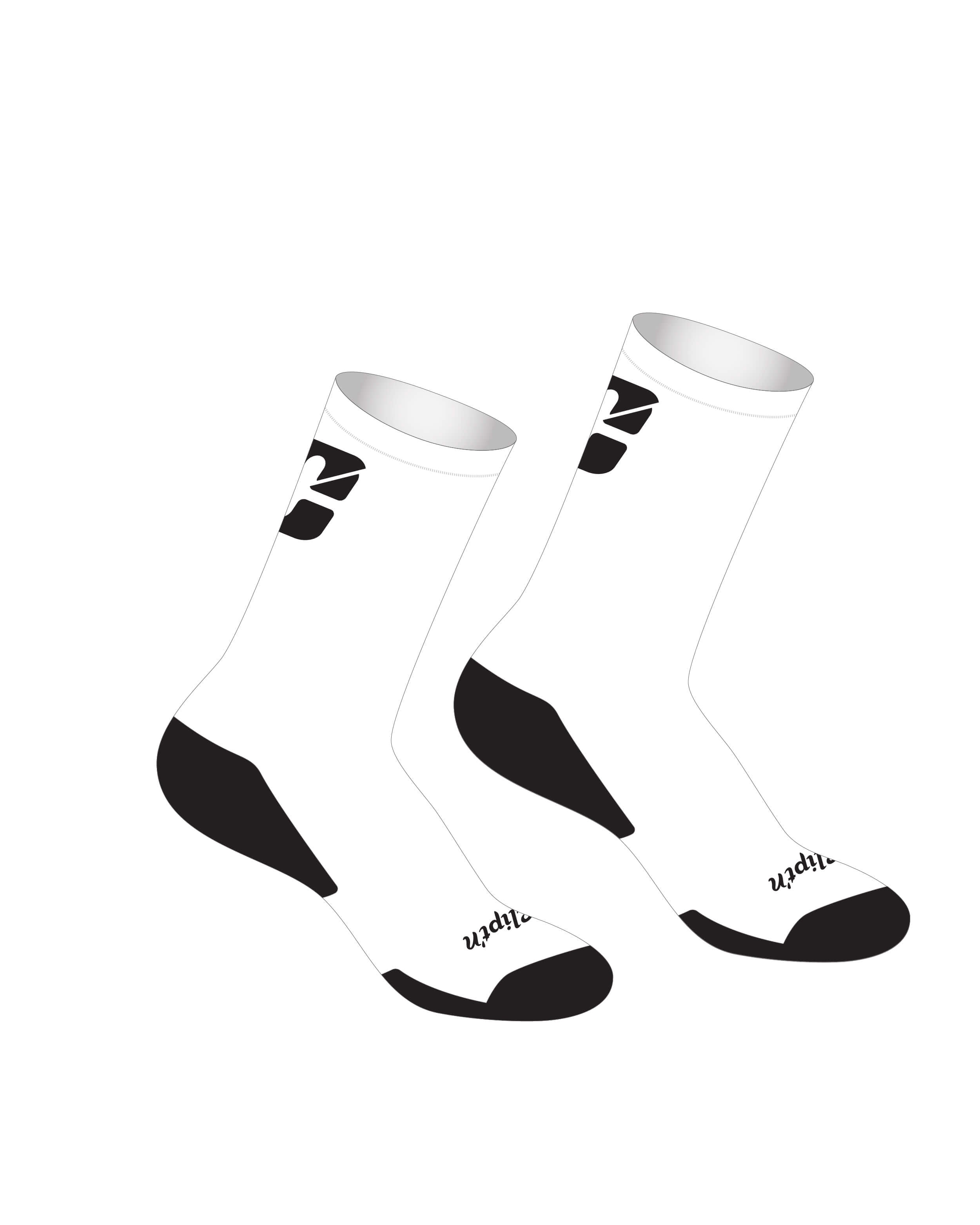 Elite Lightweight Tall Socks - CLIPT'N Cycling