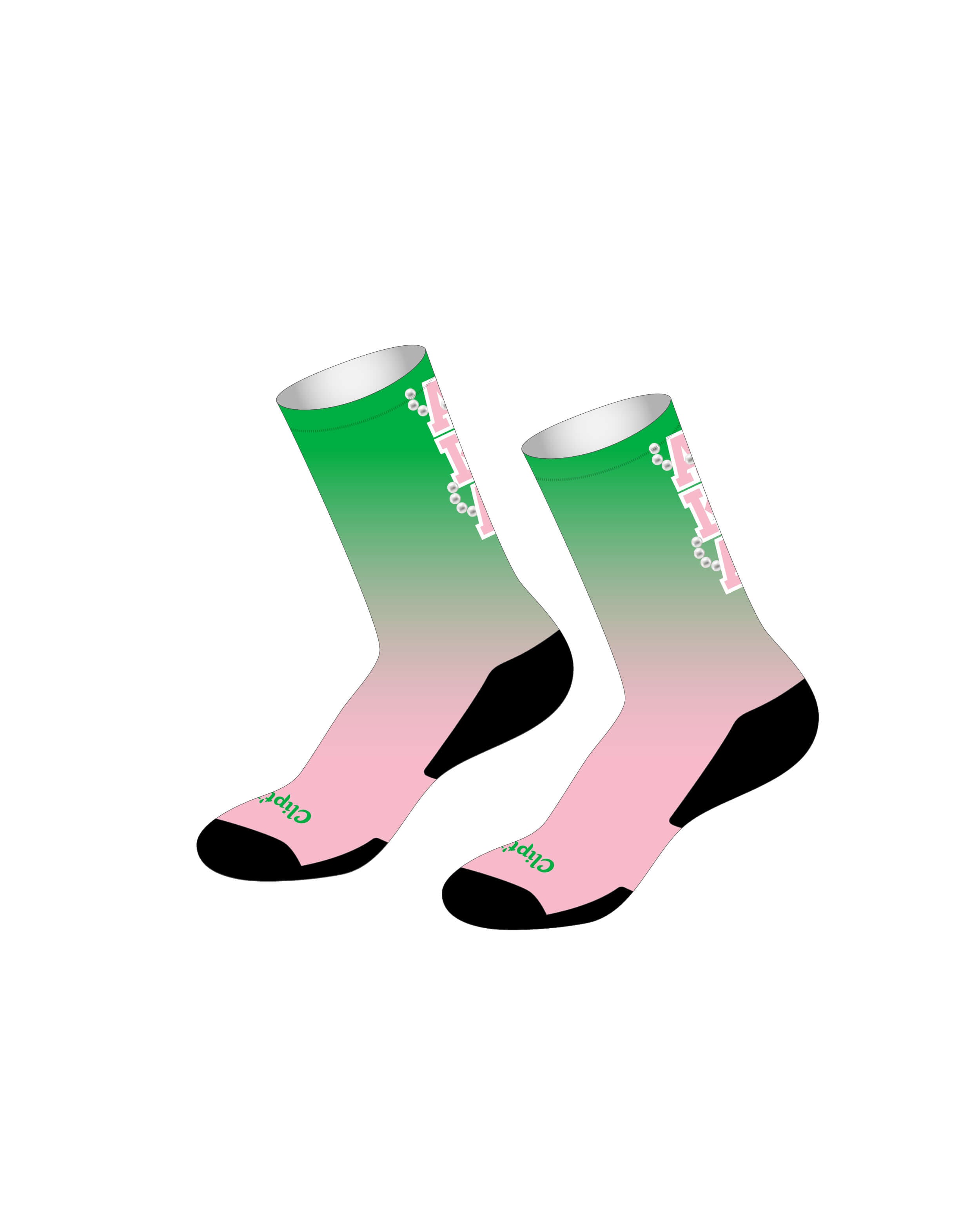 AKA Lightweight Tall Socks - Pretty Girl Cycling - CLIPT'N Cycling