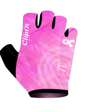 Infinity Short Finger Gloves - Breast Cancer Awareness - CLIPT'N Cycling