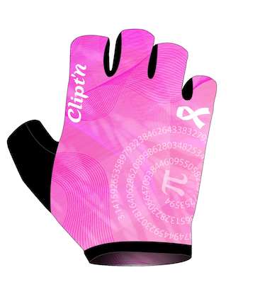 Infinity Short Finger Gloves - Breast Cancer Awareness - CLIPT'N Cycling