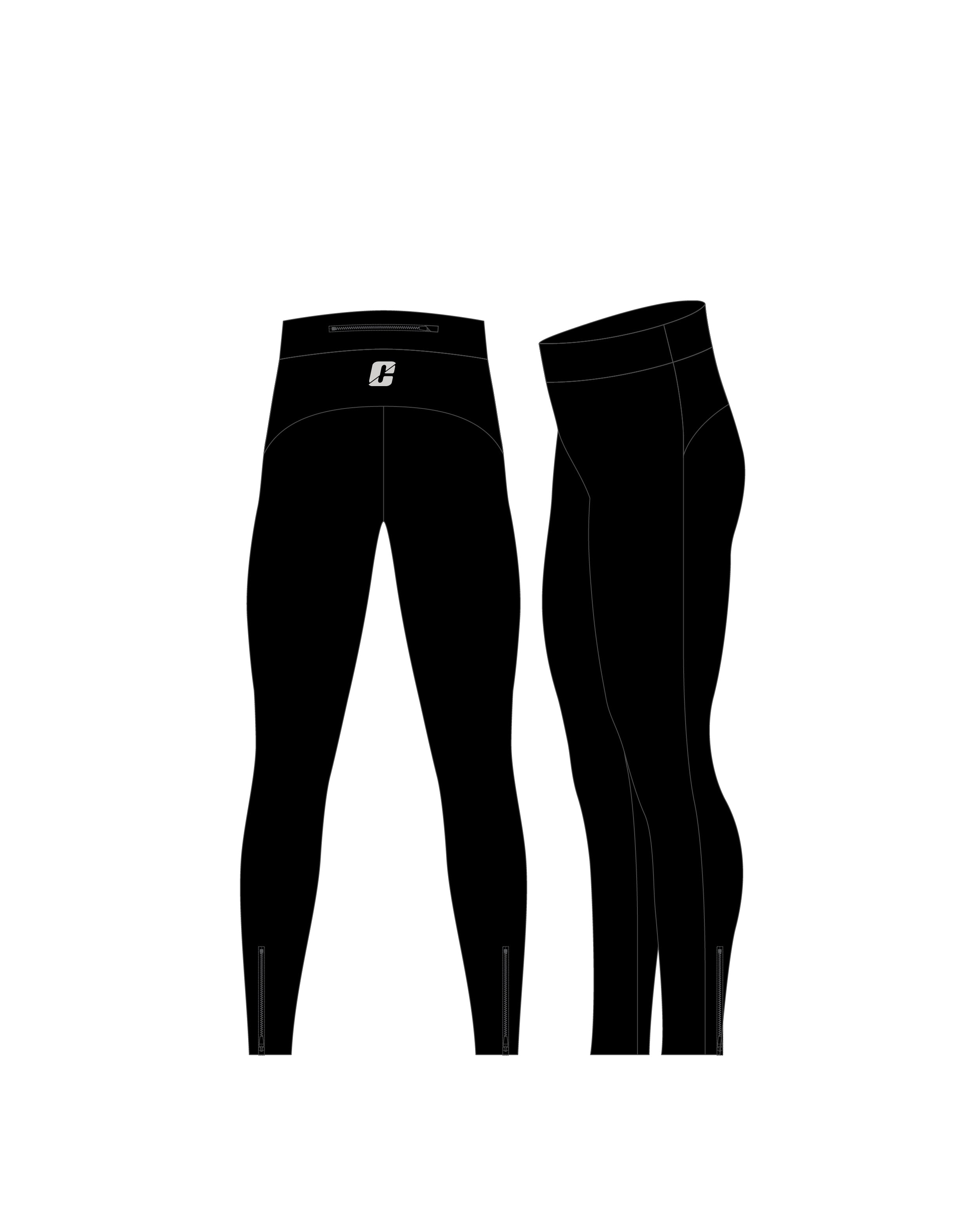 Women's Running Comp Tight - CLIPT'N Cycling