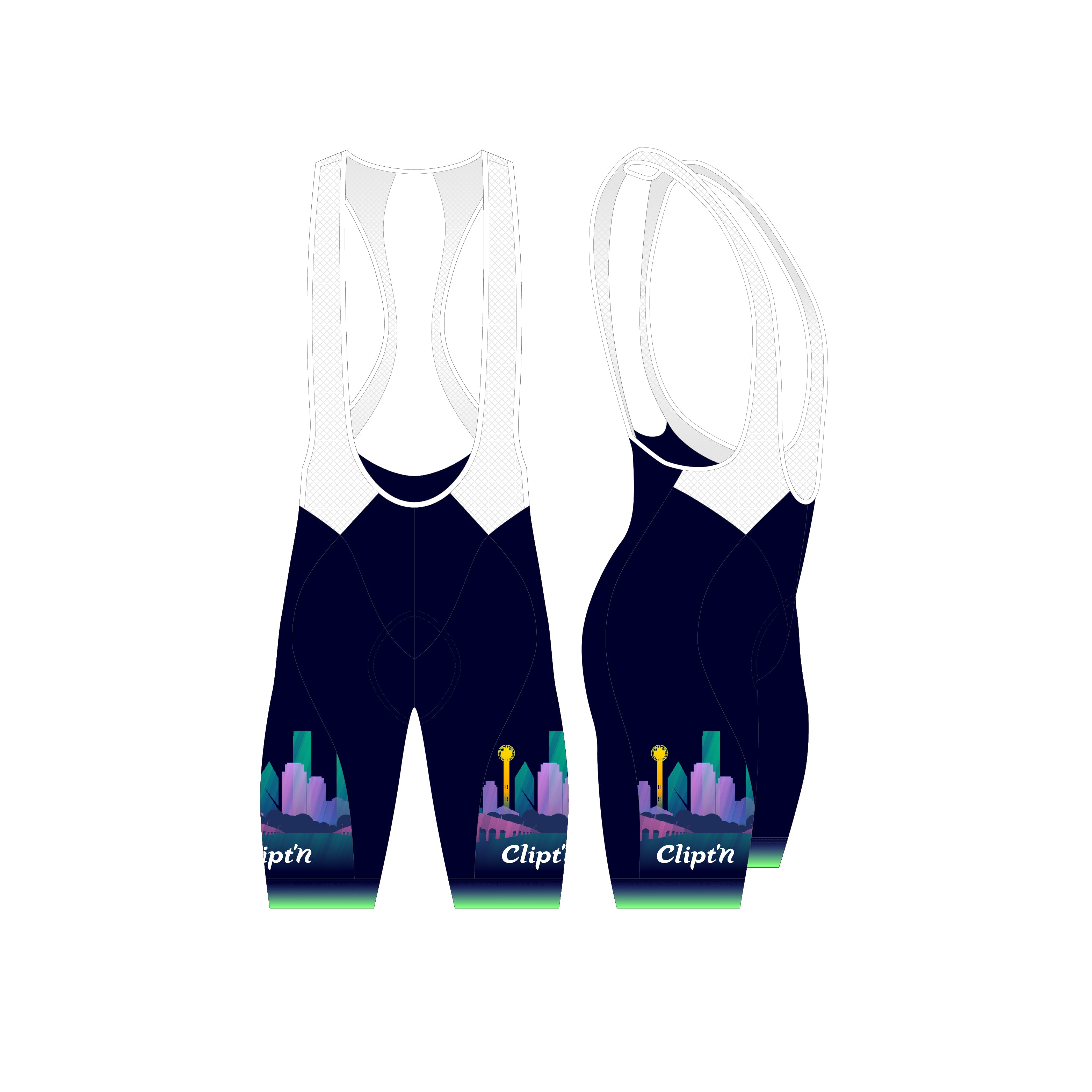 Réunion Men's Bib Short - CLIPT'N Cycling