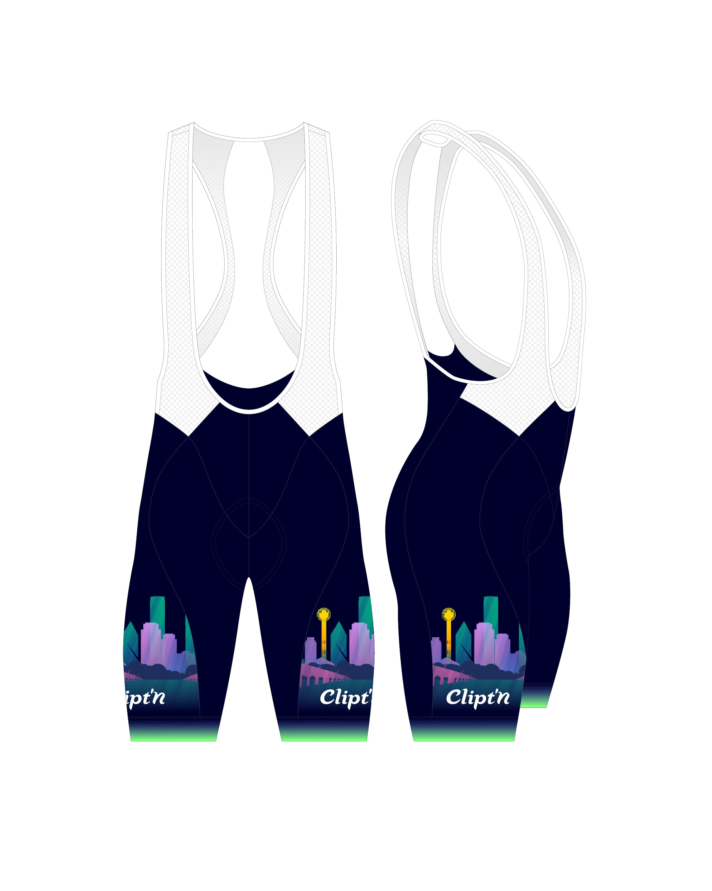 Réunion Women's Bib Short - CLIPT'N Cycling