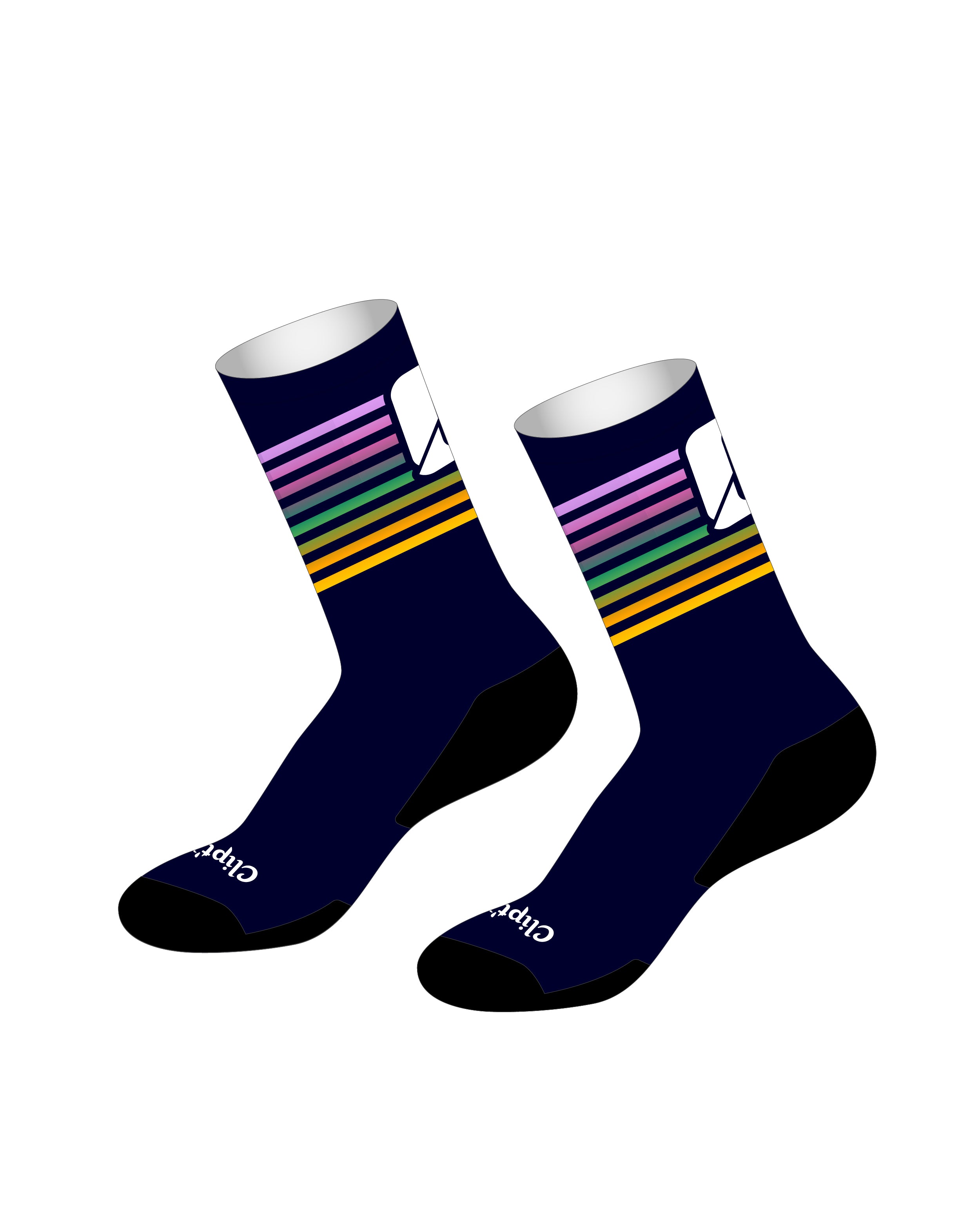 Réunion Lightweight Tall Socks - CLIPT'N Cycling