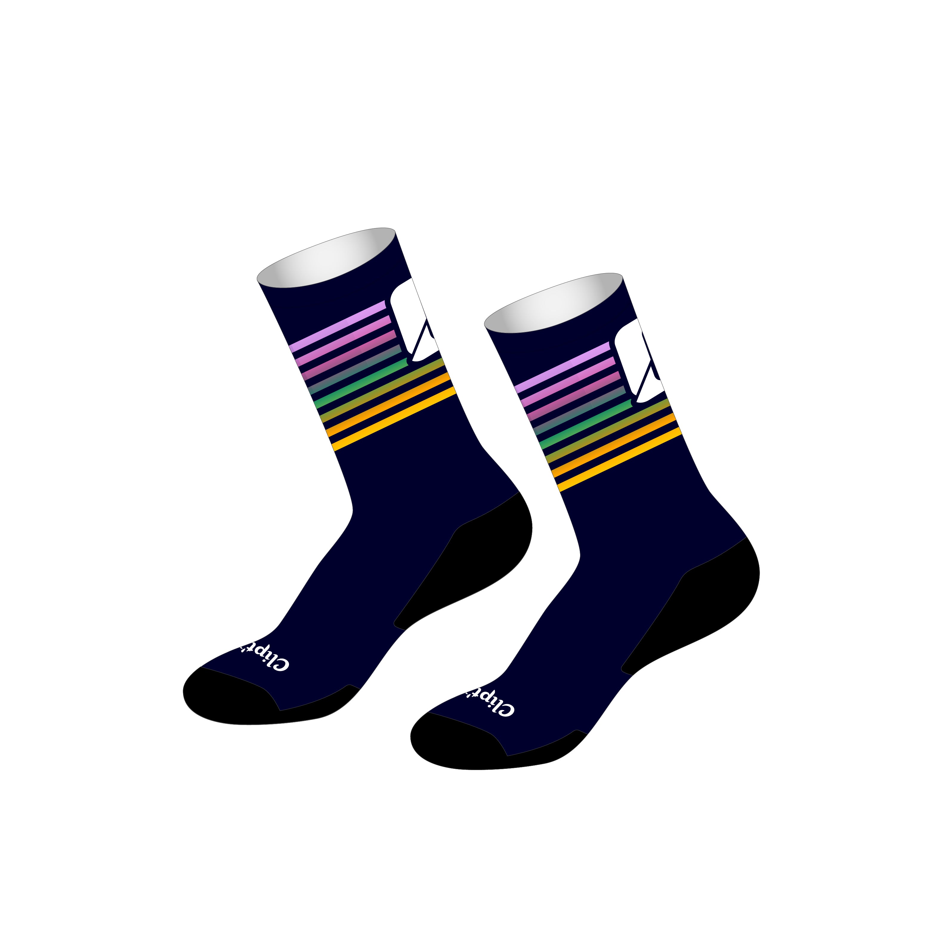 Réunion Lightweight Tall Socks - CLIPT'N Cycling