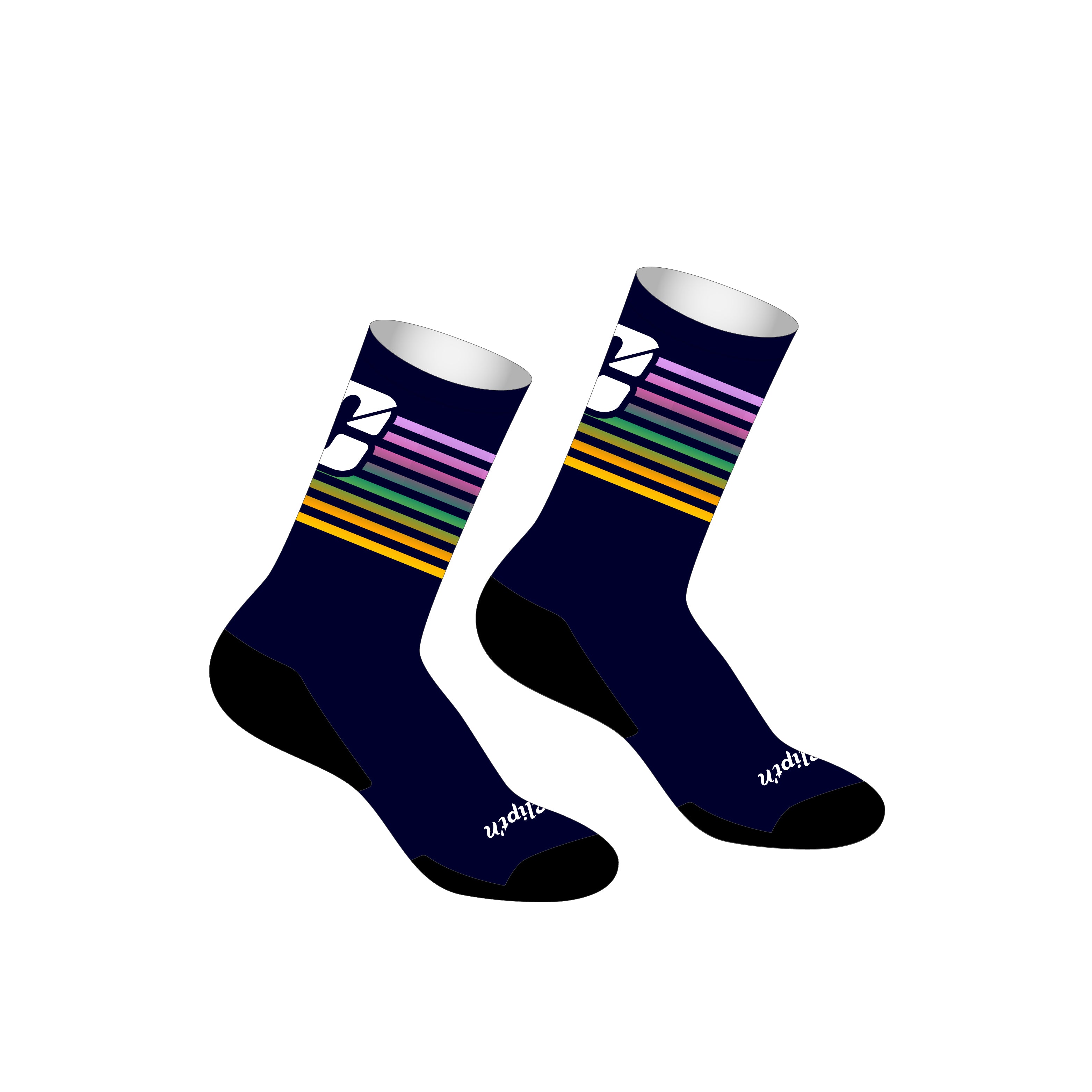 Réunion Lightweight Tall Socks - CLIPT'N Cycling