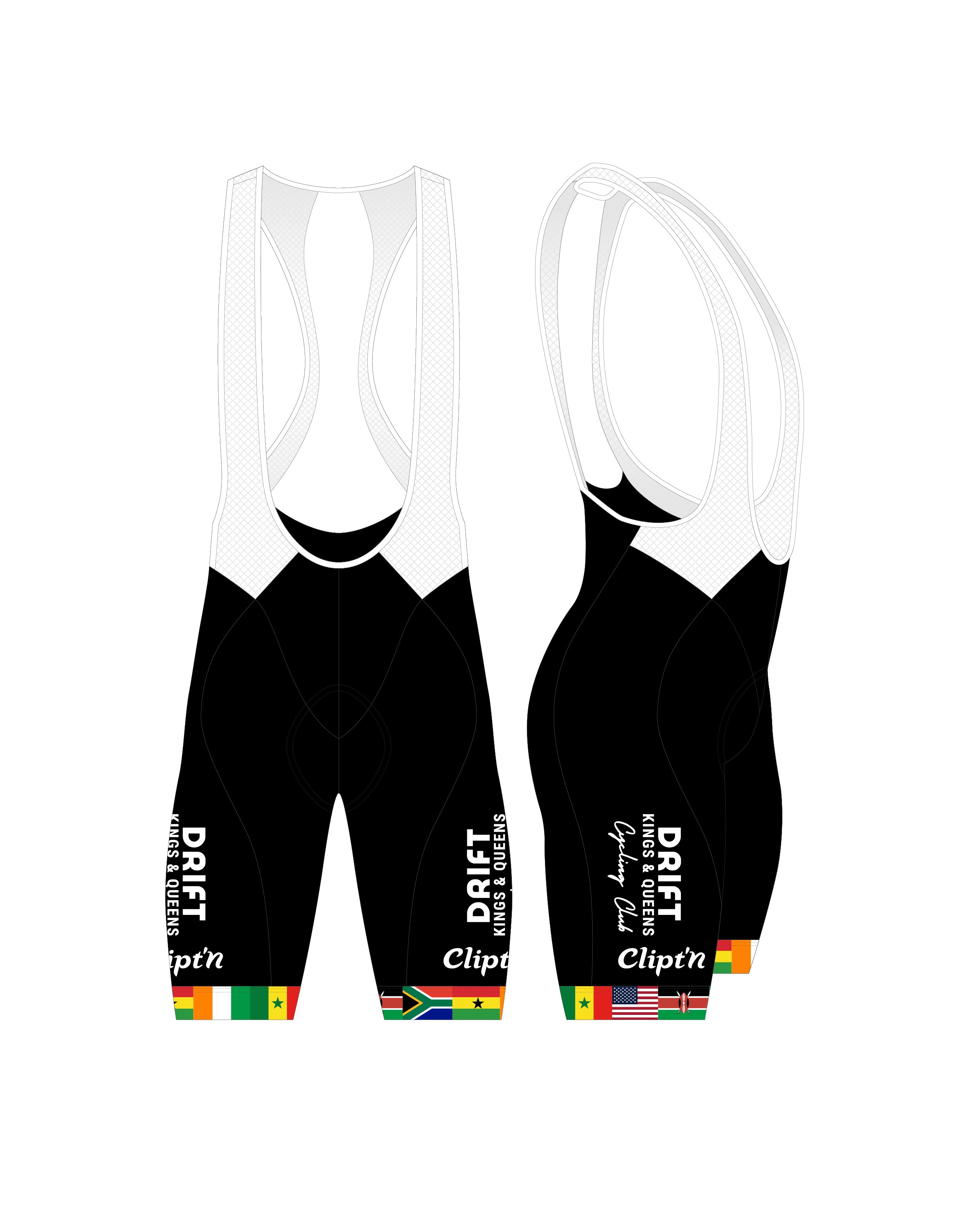 Drift Kings Bib Short - CLIPT'N Cycling