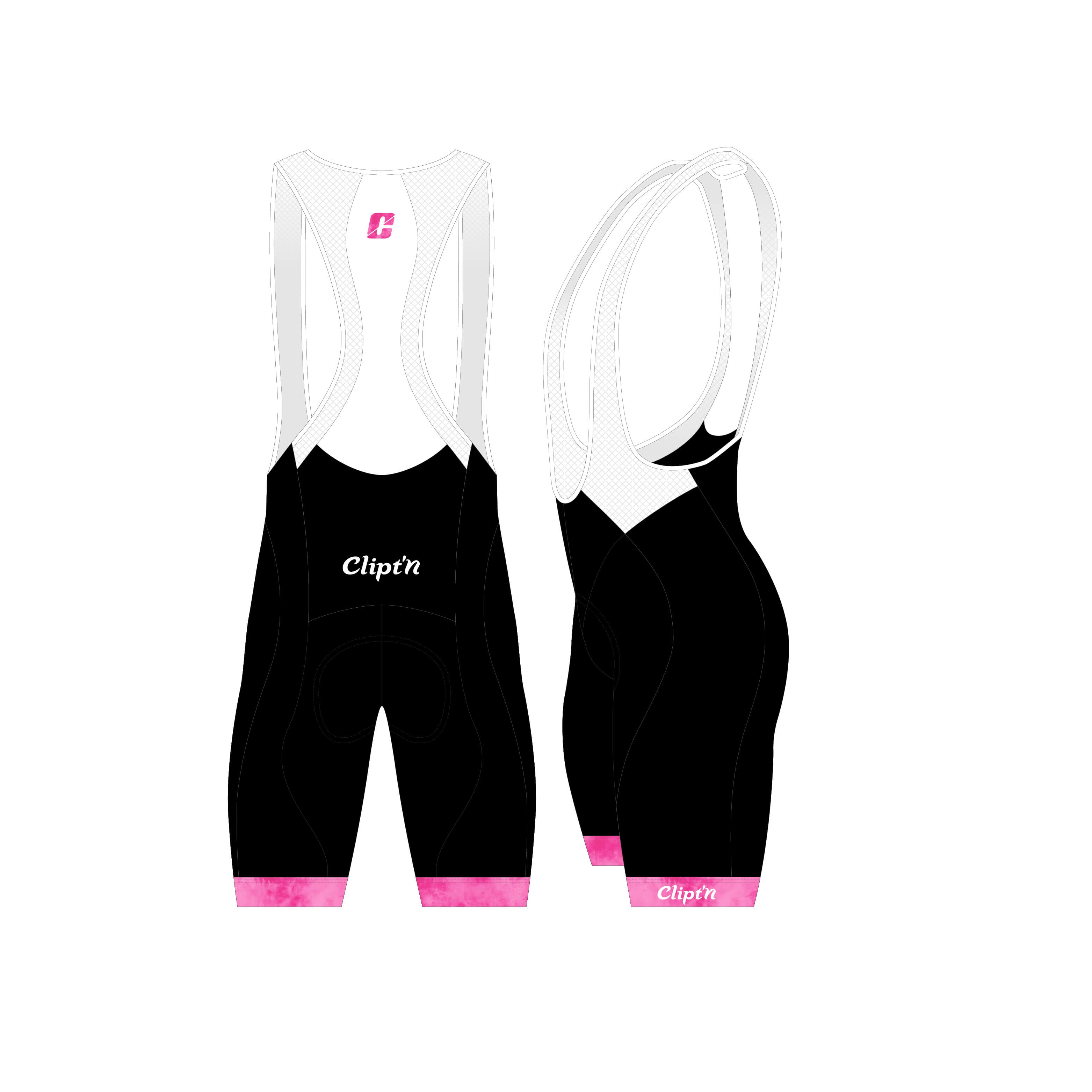 Men's Aspire Bib Short - Breast Cancer Awareness - CLIPT'N Cycling