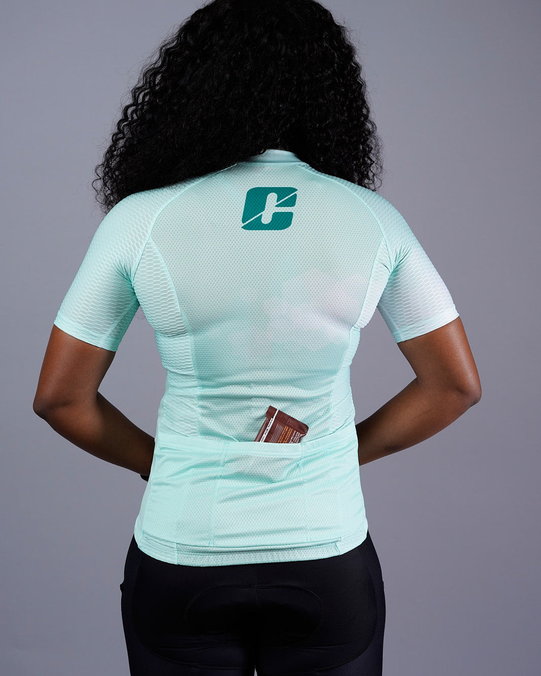 Women's Unity Club Short Sleeve Jersey - Green Mist - CLIPT'N Cycling