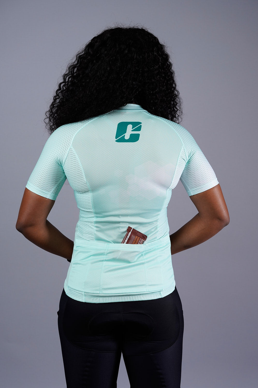 Women's Unity Club Short Sleeve Jersey - Green Mist - CLIPT'N Cycling