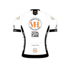 Veloharmony Men's PRO Jersey - White / Orange - CLIPT'N Cycling