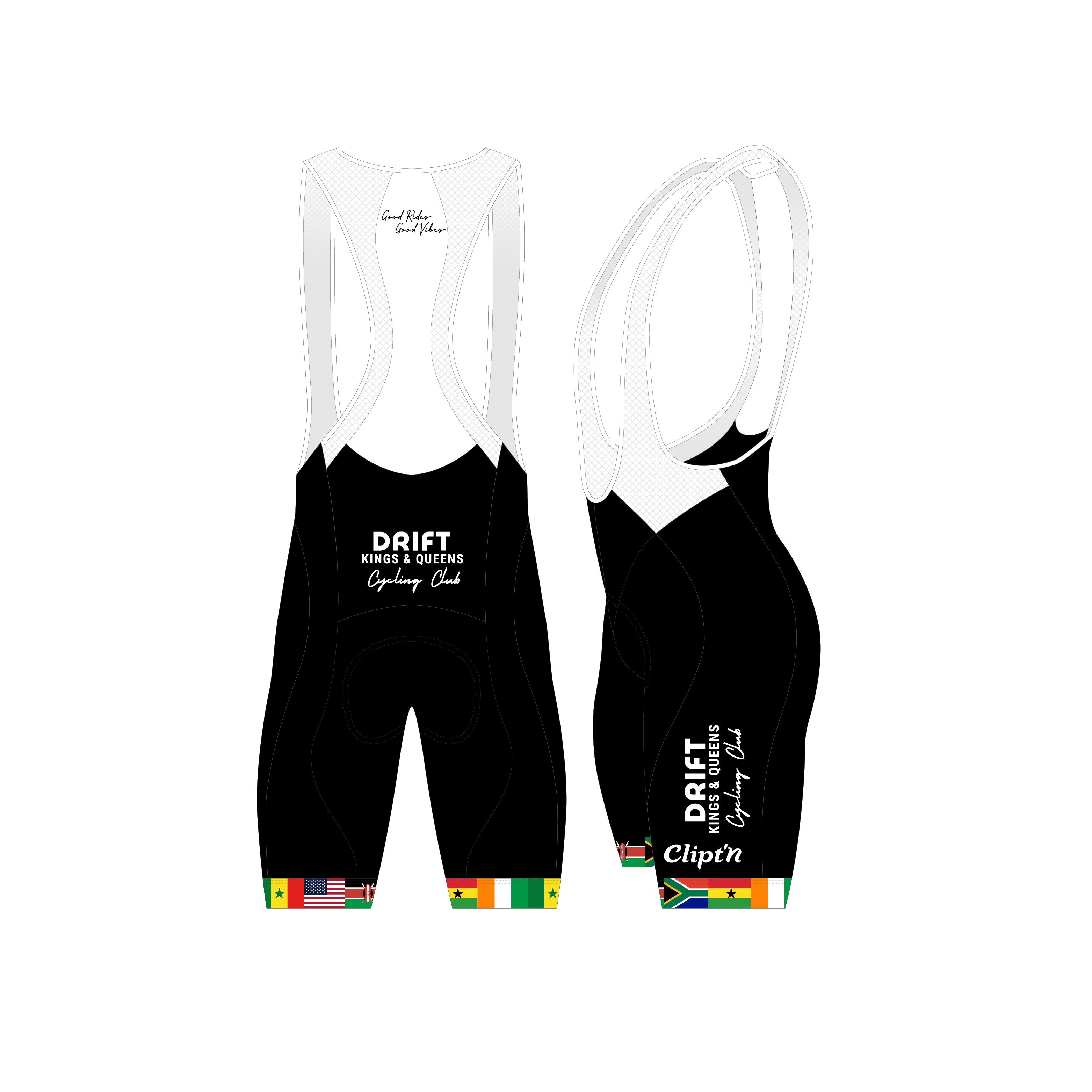 Drift Kings Bib Short - CLIPT'N Cycling