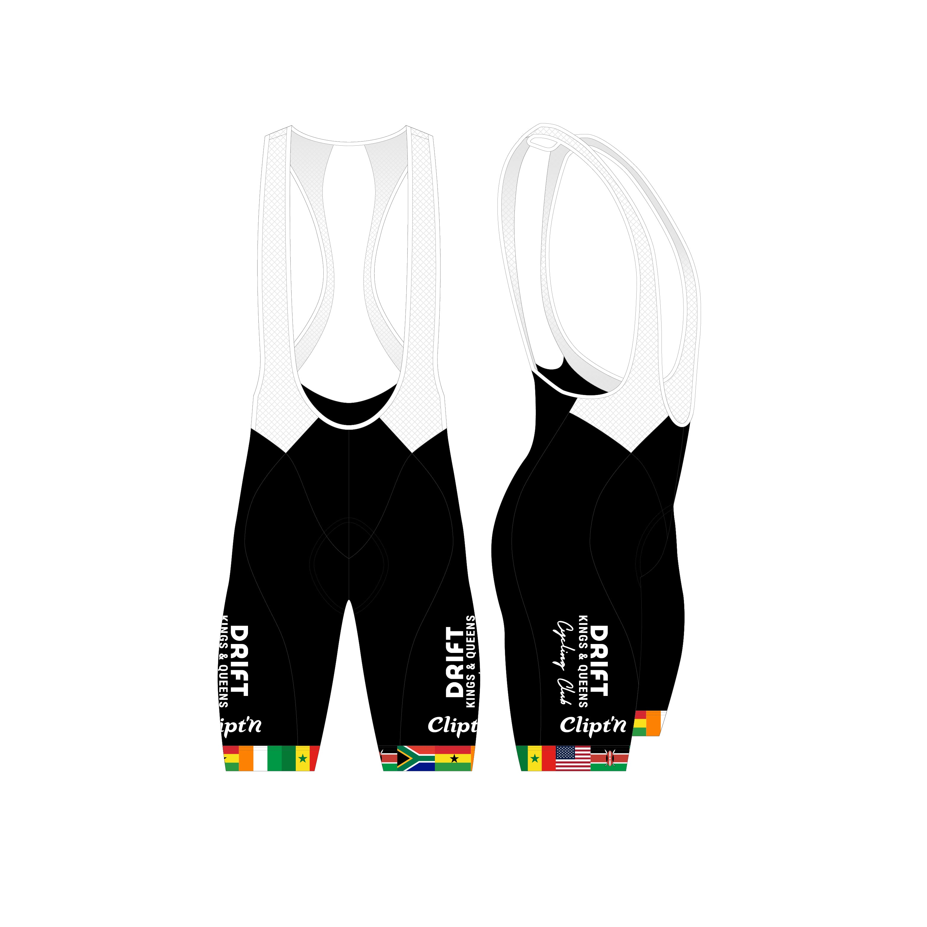 Drift Queens Bib Short - CLIPT'N Cycling